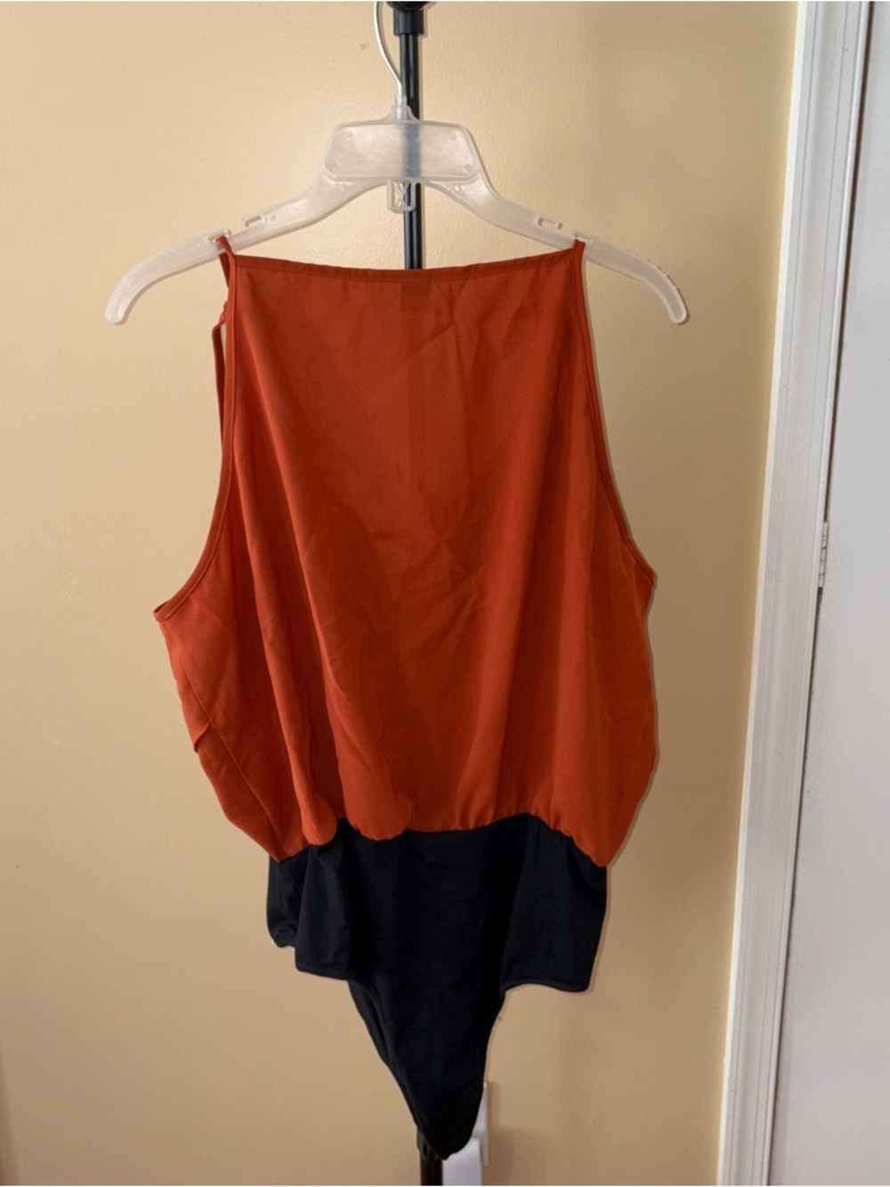 Orange Ruffle Bodysuit - Picture 8 of 8